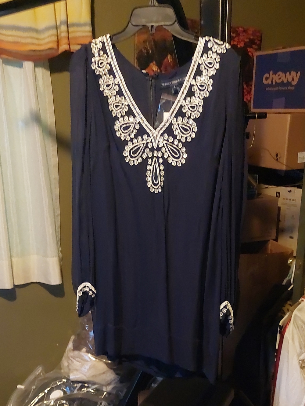 Vintage French Connection Embellished Dress